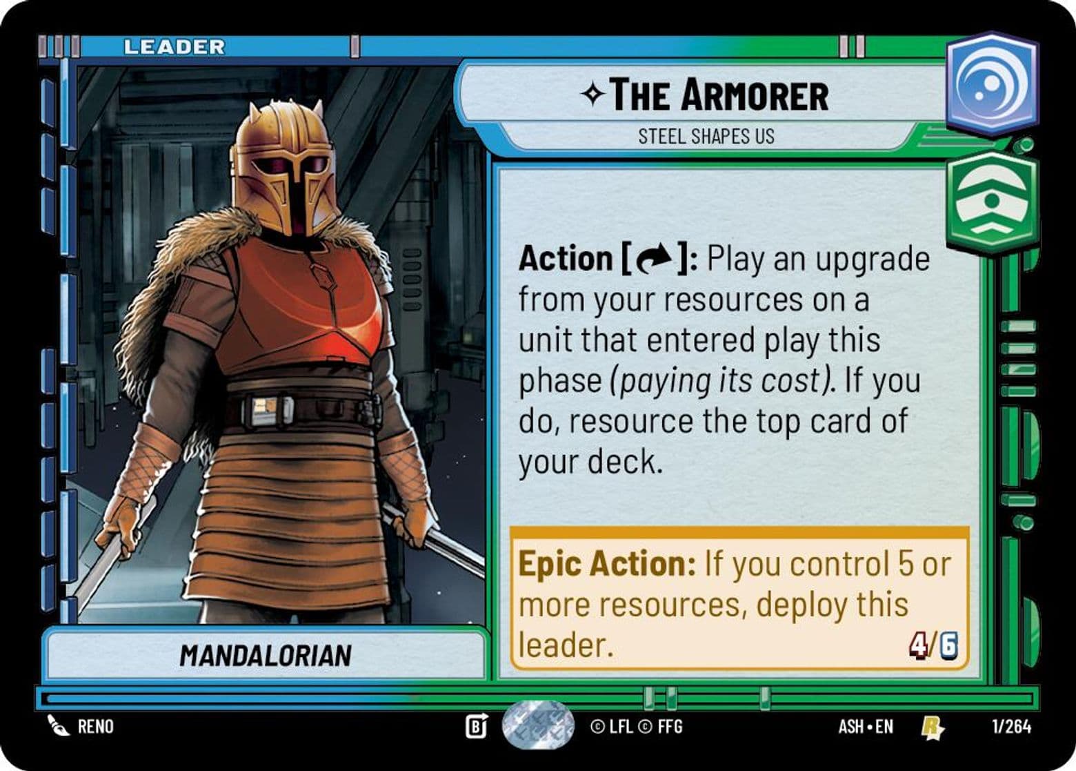 The Armorer, Steel Shapes Us, Standard