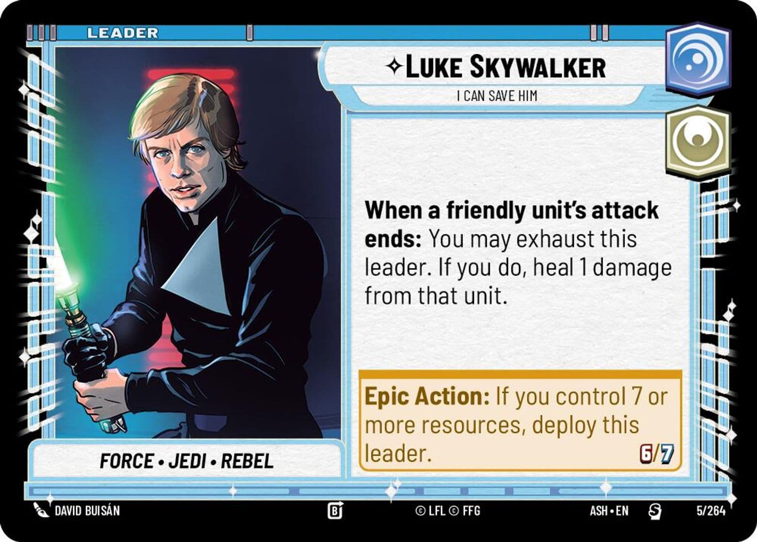 Luke Skywalker, I Can Save Him, Standard