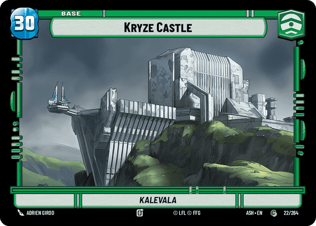 Kryze Castle, Kalevala, Standard