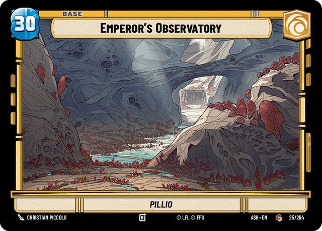 Emperor's Observatory, Pillio, Standard