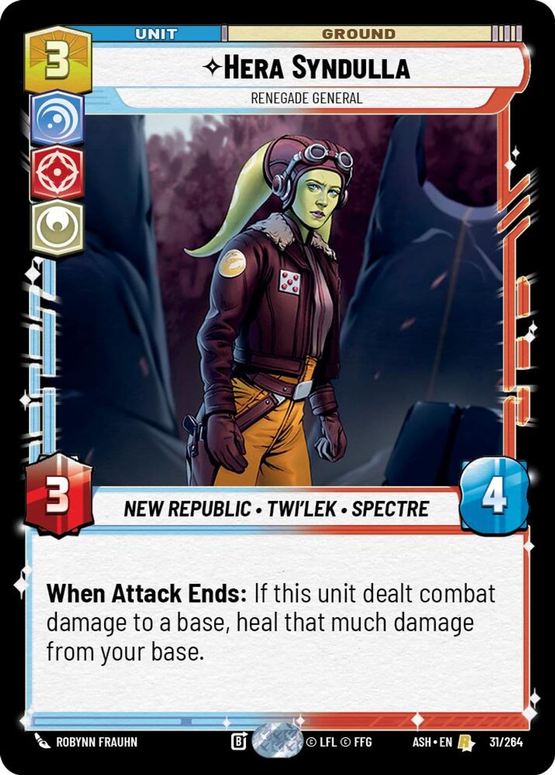 Hera Syndulla, Renegade General, Standard