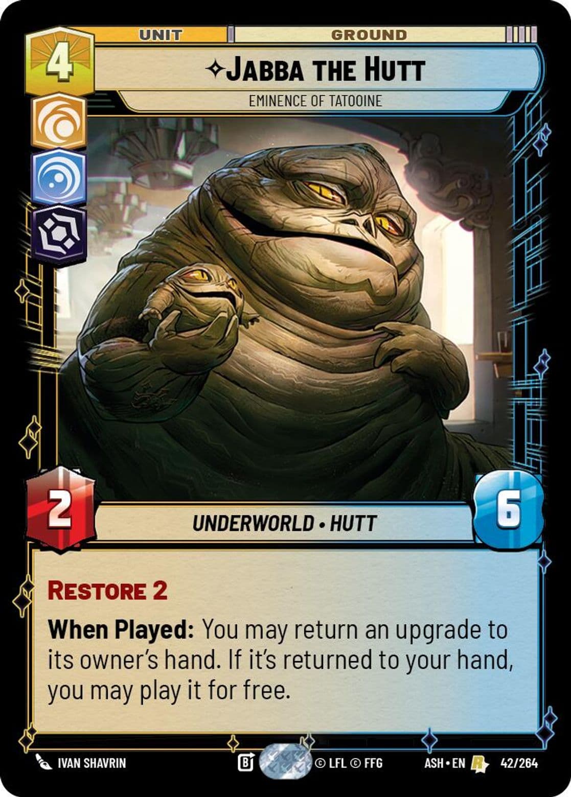Jabba the Hutt, Eminence of Tatooine, Standard