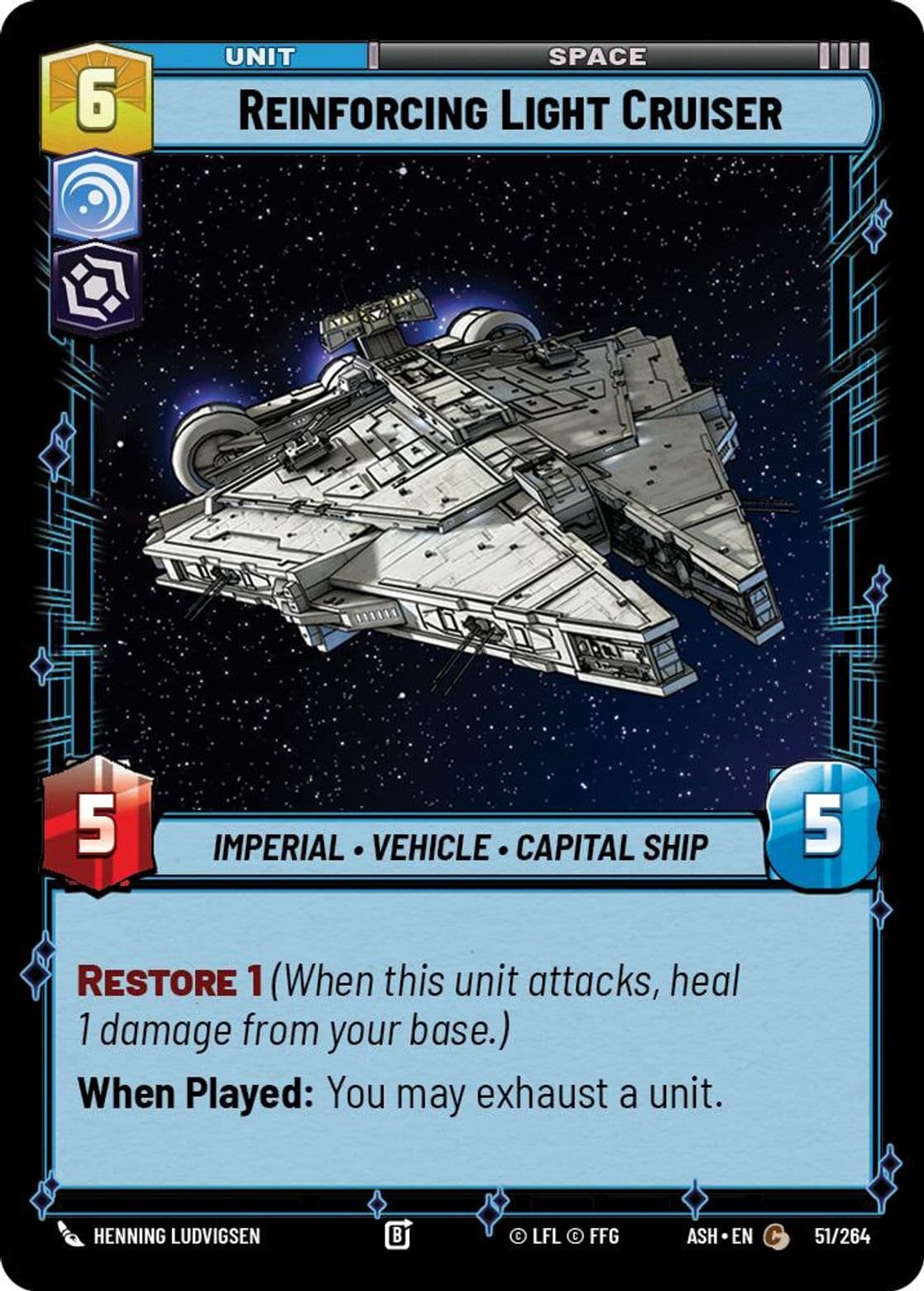Reinforcing Light Cruiser, Standard