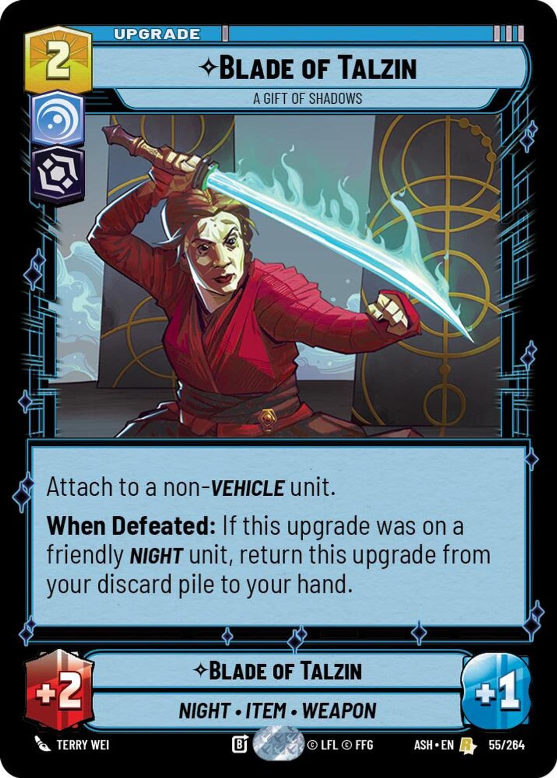 Blade of Talzin, A Gift of Shadows, Standard