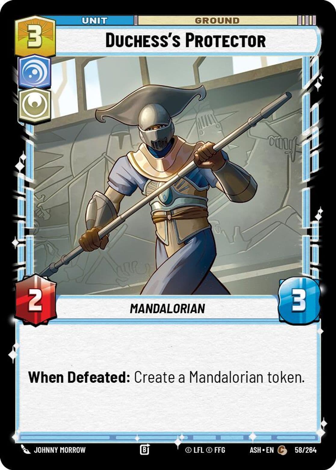 Duchess's Protector, Standard