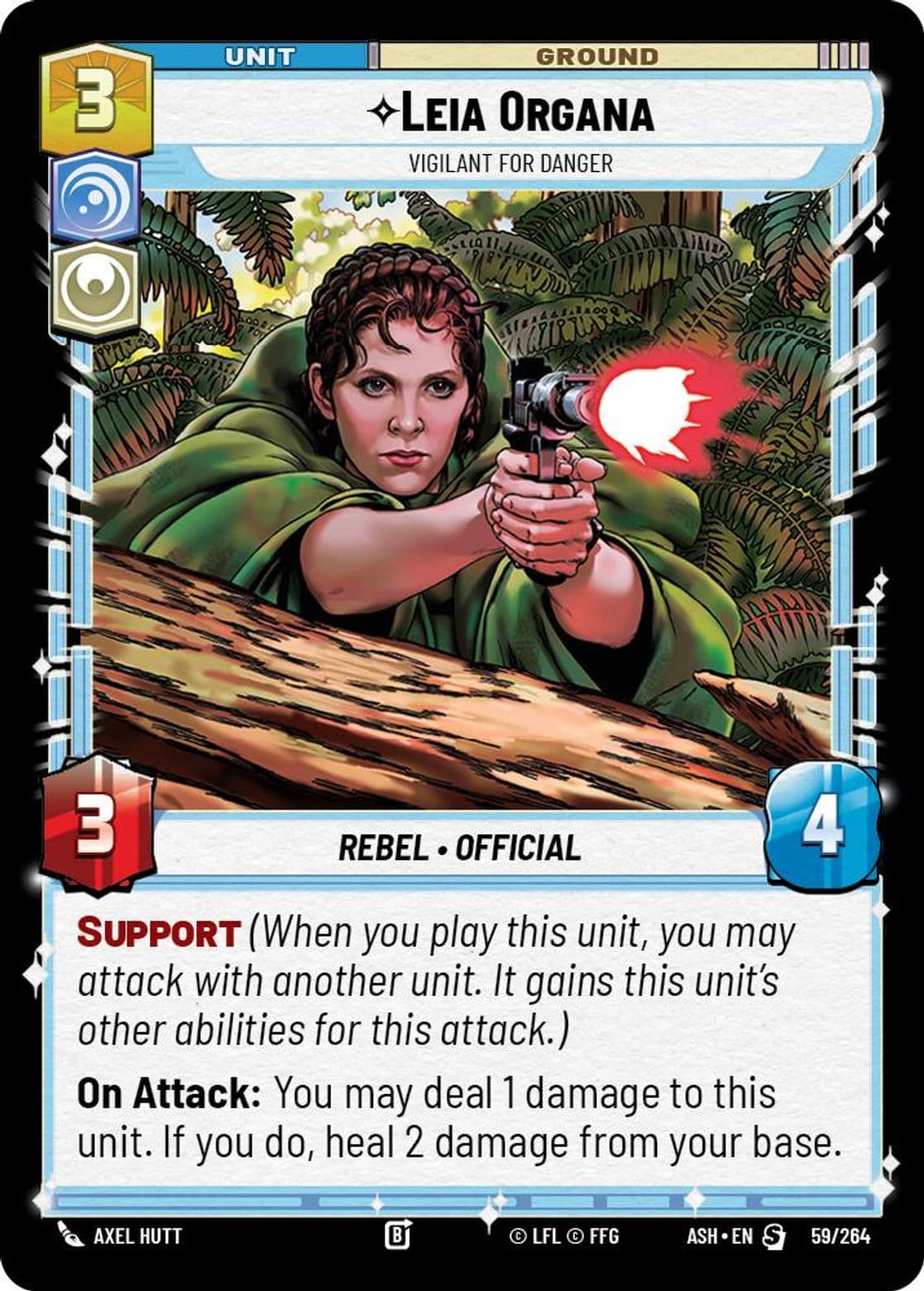 Leia Organa, Vigilant for Danger, Standard