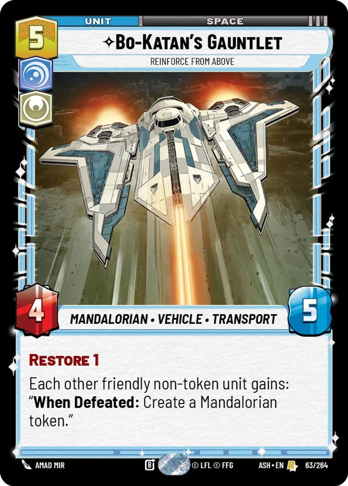 Bo-Katan's Gauntlet, Reinforce from Above, Standard