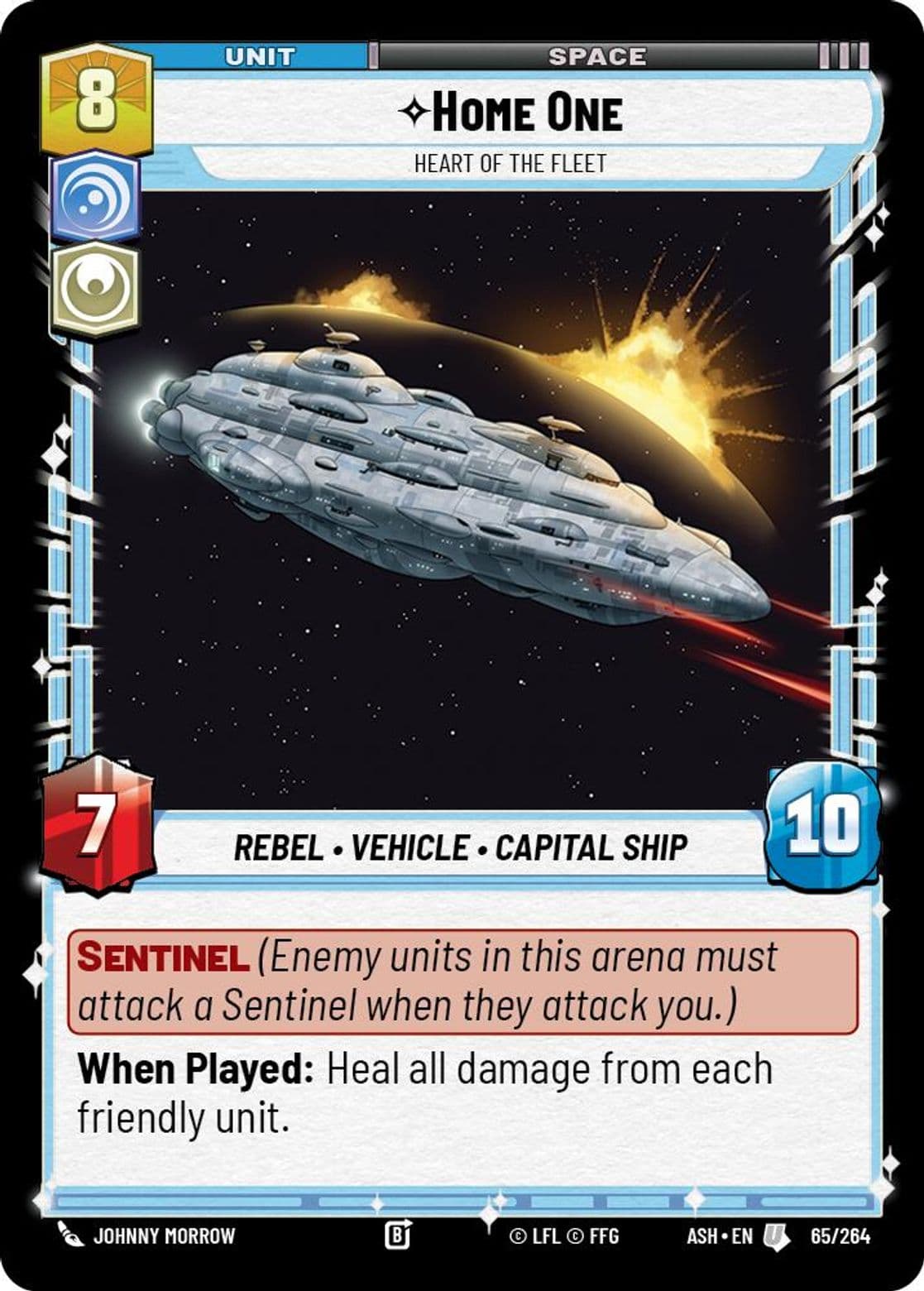 Home One, Heart of the Fleet, Standard