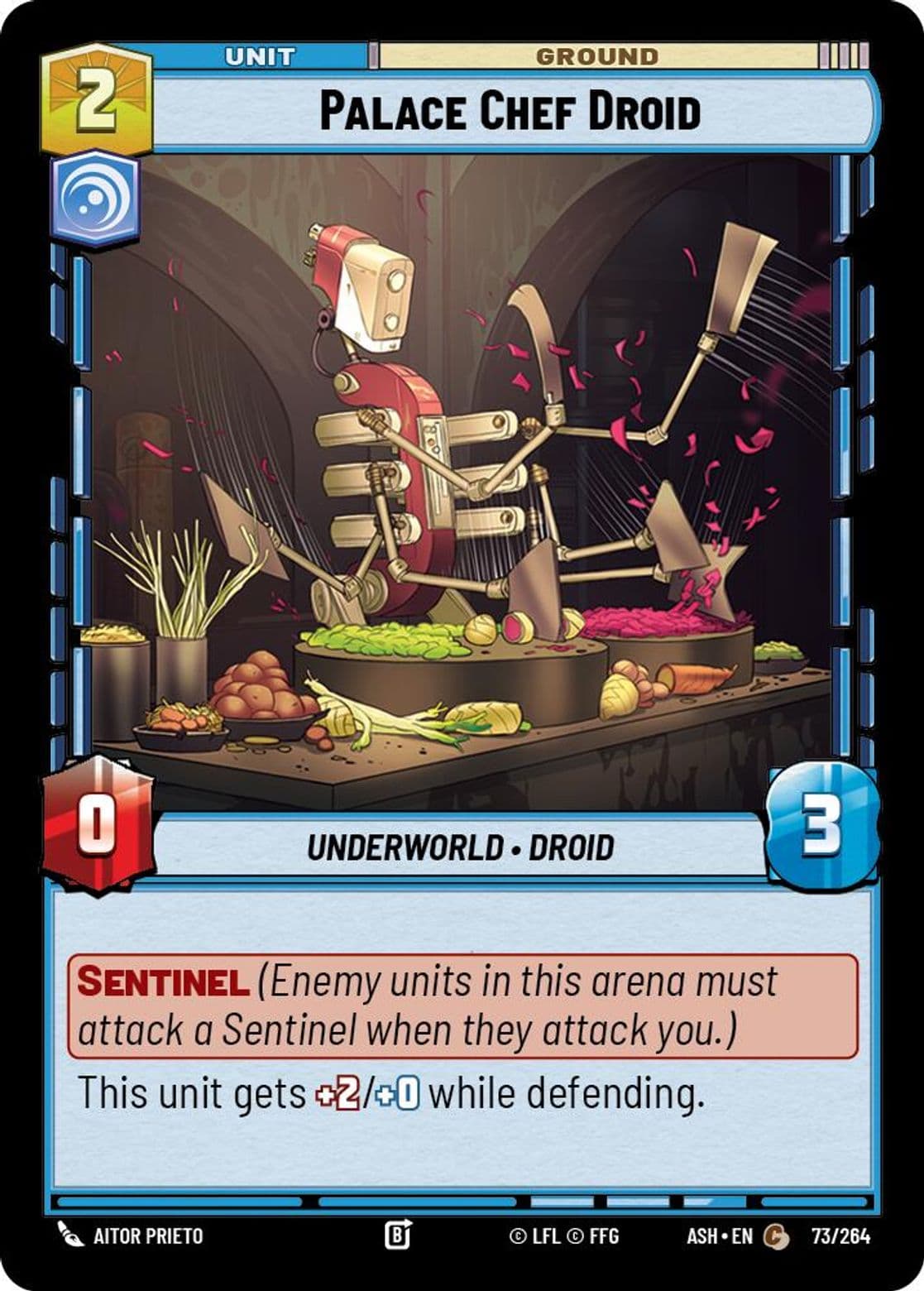 Palace Chef Droid, Standard