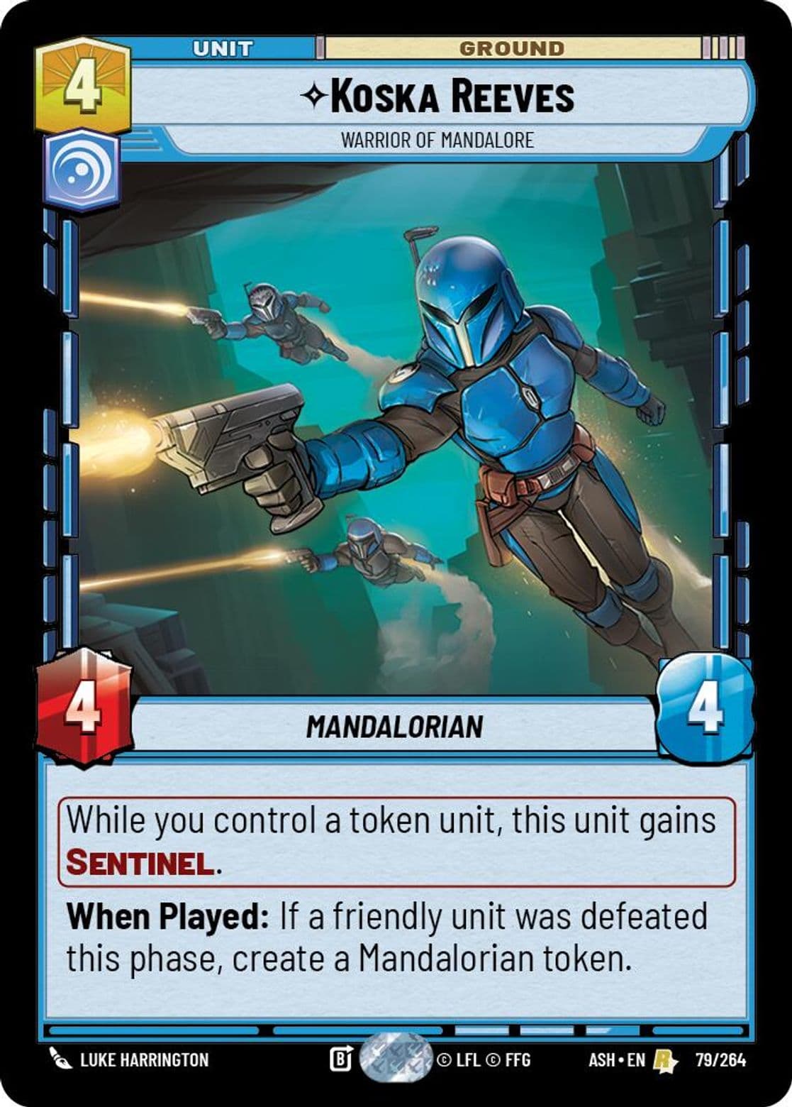 Koska Reeves, Warrior of Mandalore, Standard