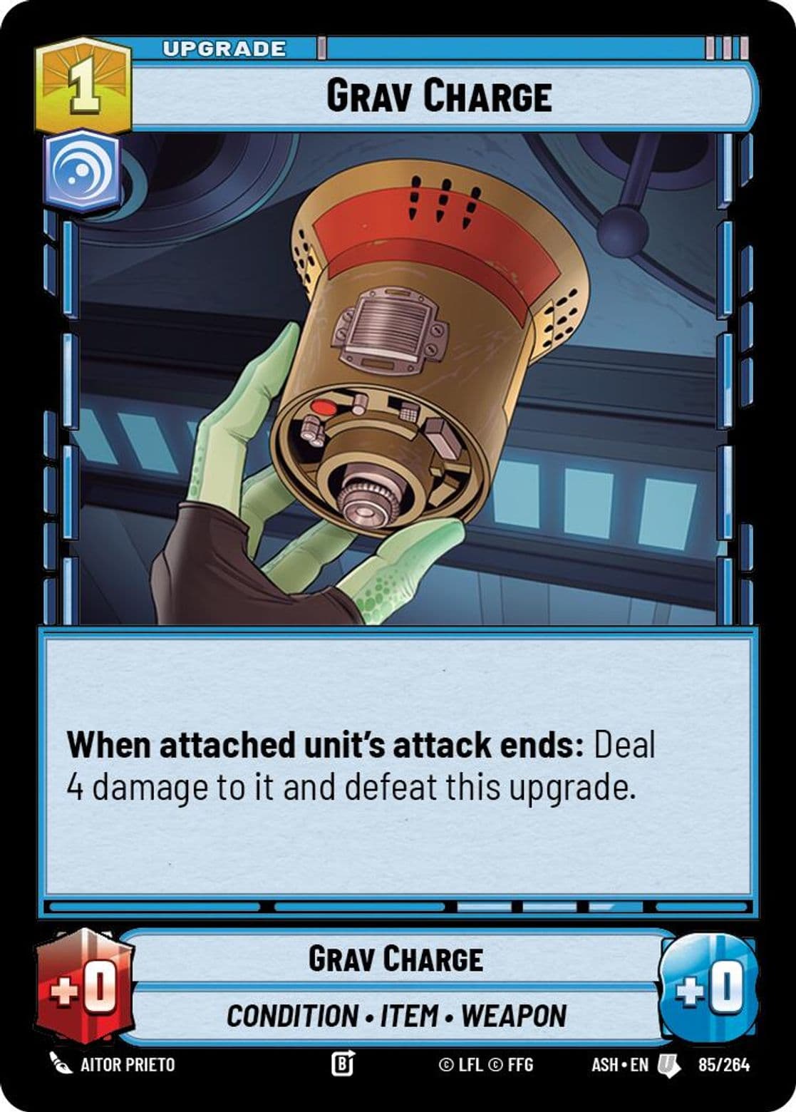 Grav Charge, Standard