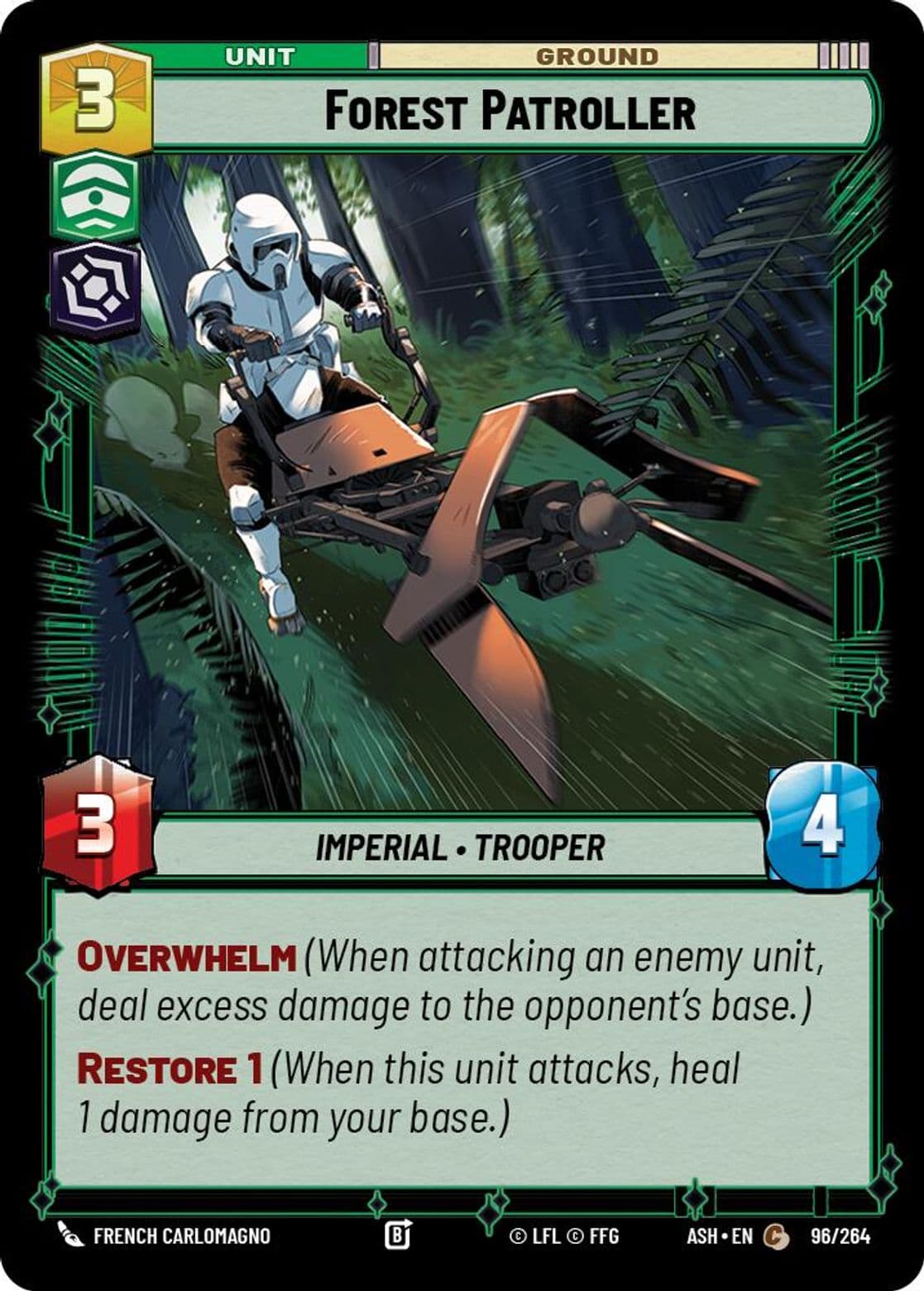 Forest Patroller, Standard