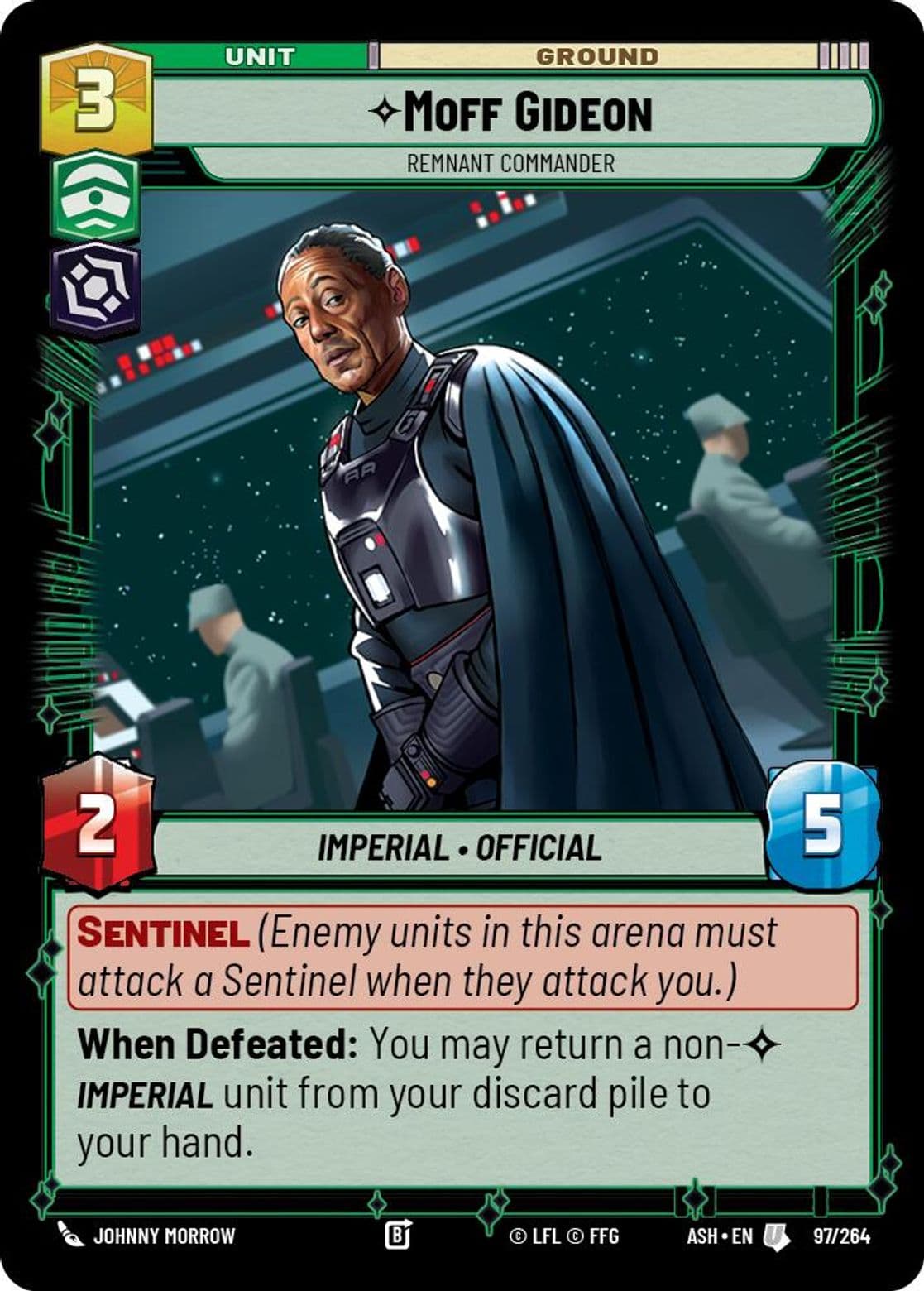 Moff Gideon, Remnant Commander, Standard