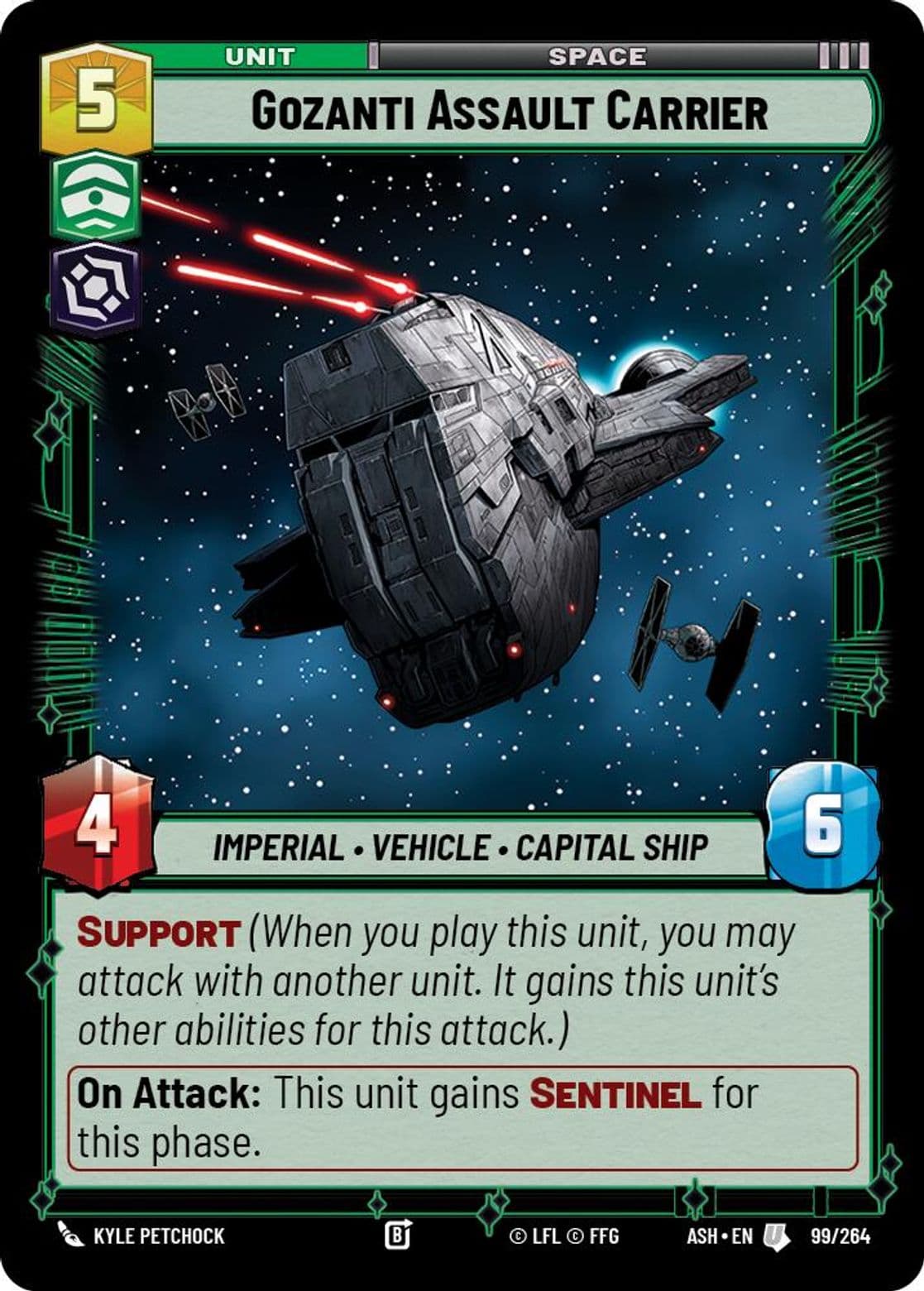 Gozanti Assault Carrier, Standard