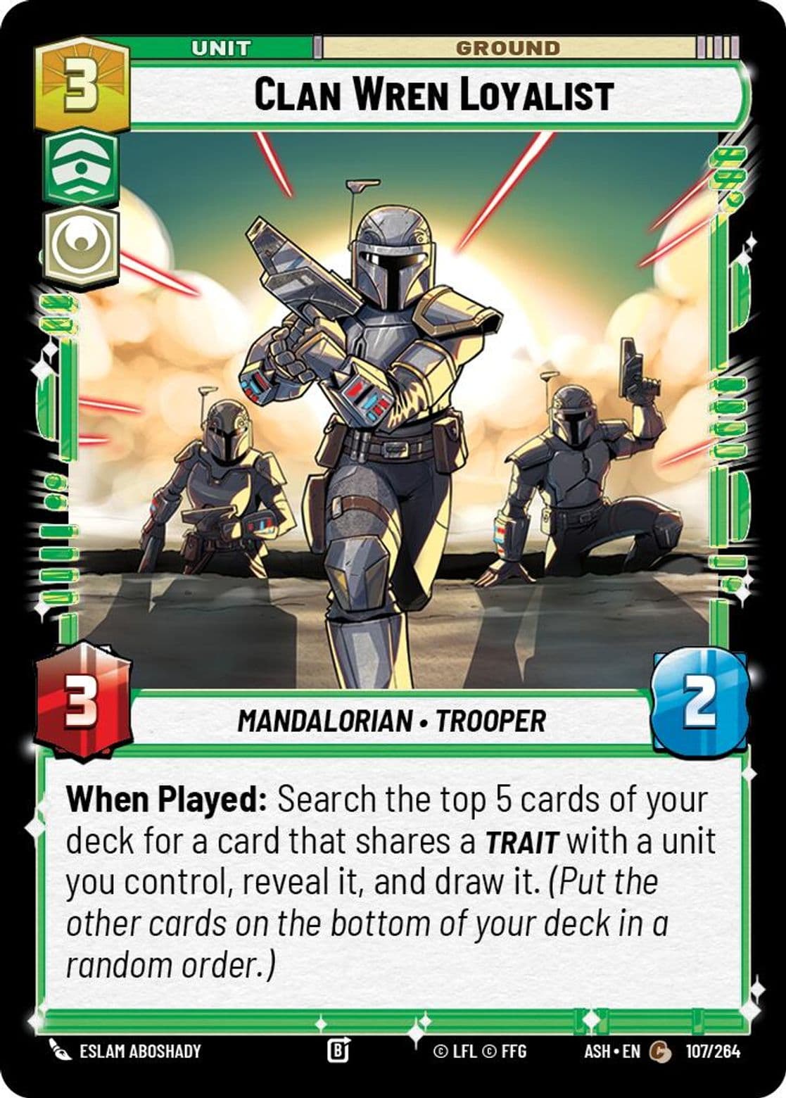 Clan Wren Loyalist, Standard