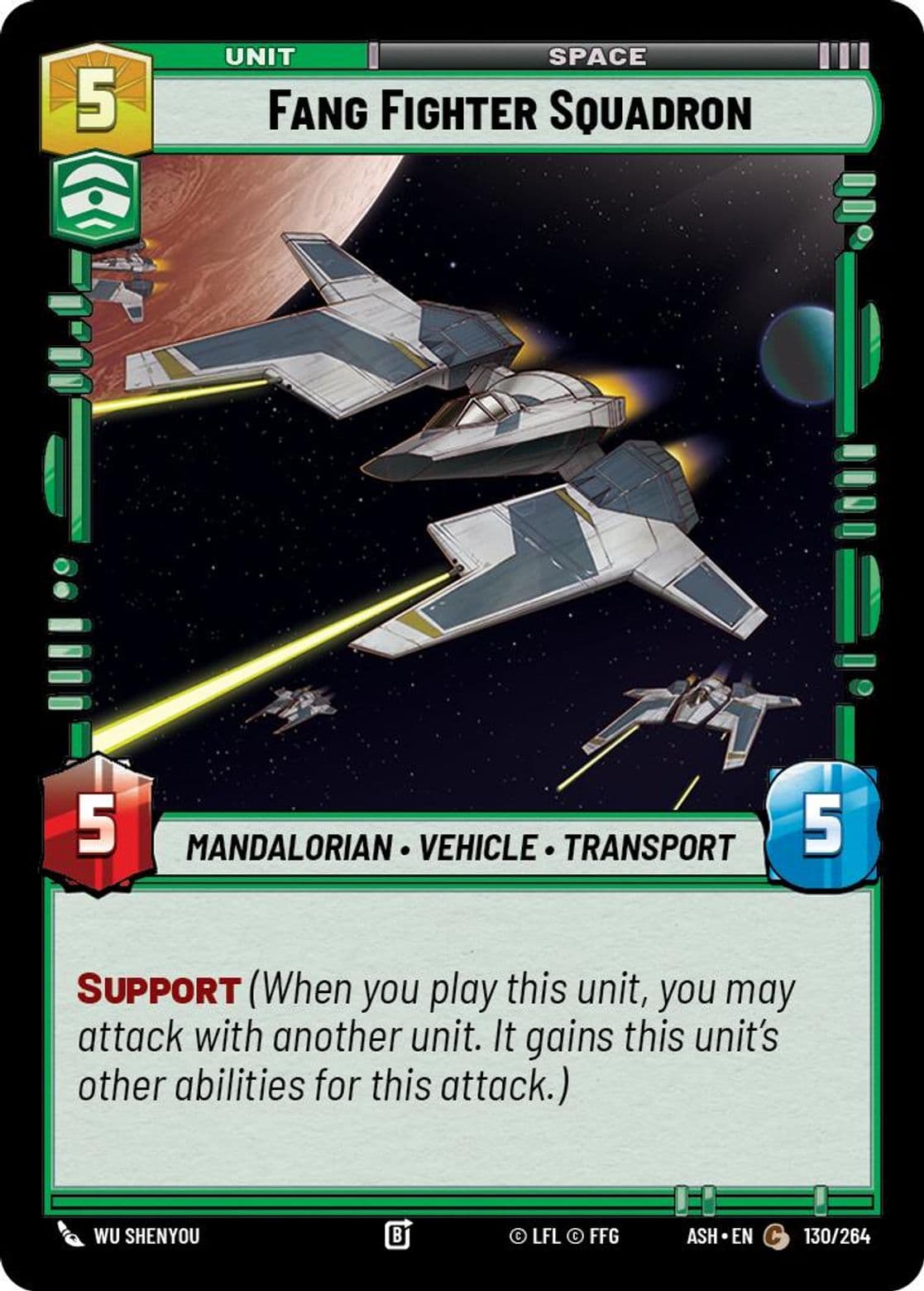 Fang Fighter Squadron, Standard