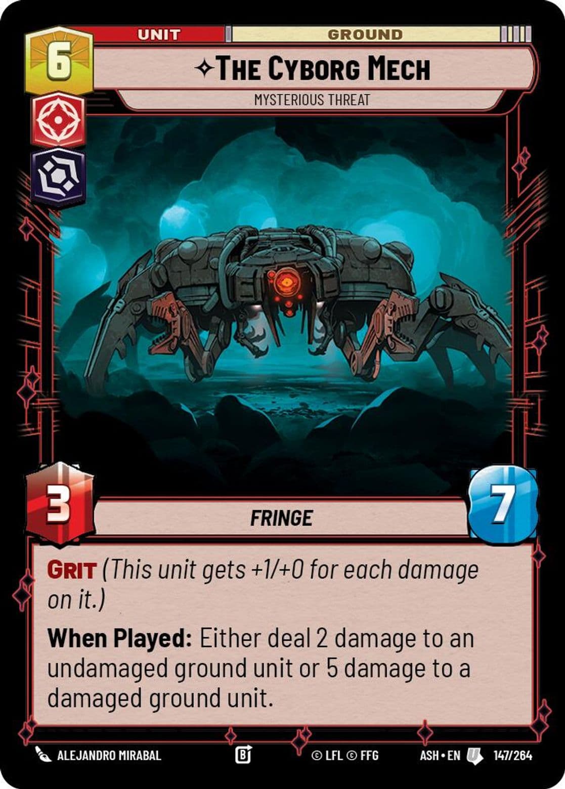 The Cyborg Mech, Mysterious Threat, Standard