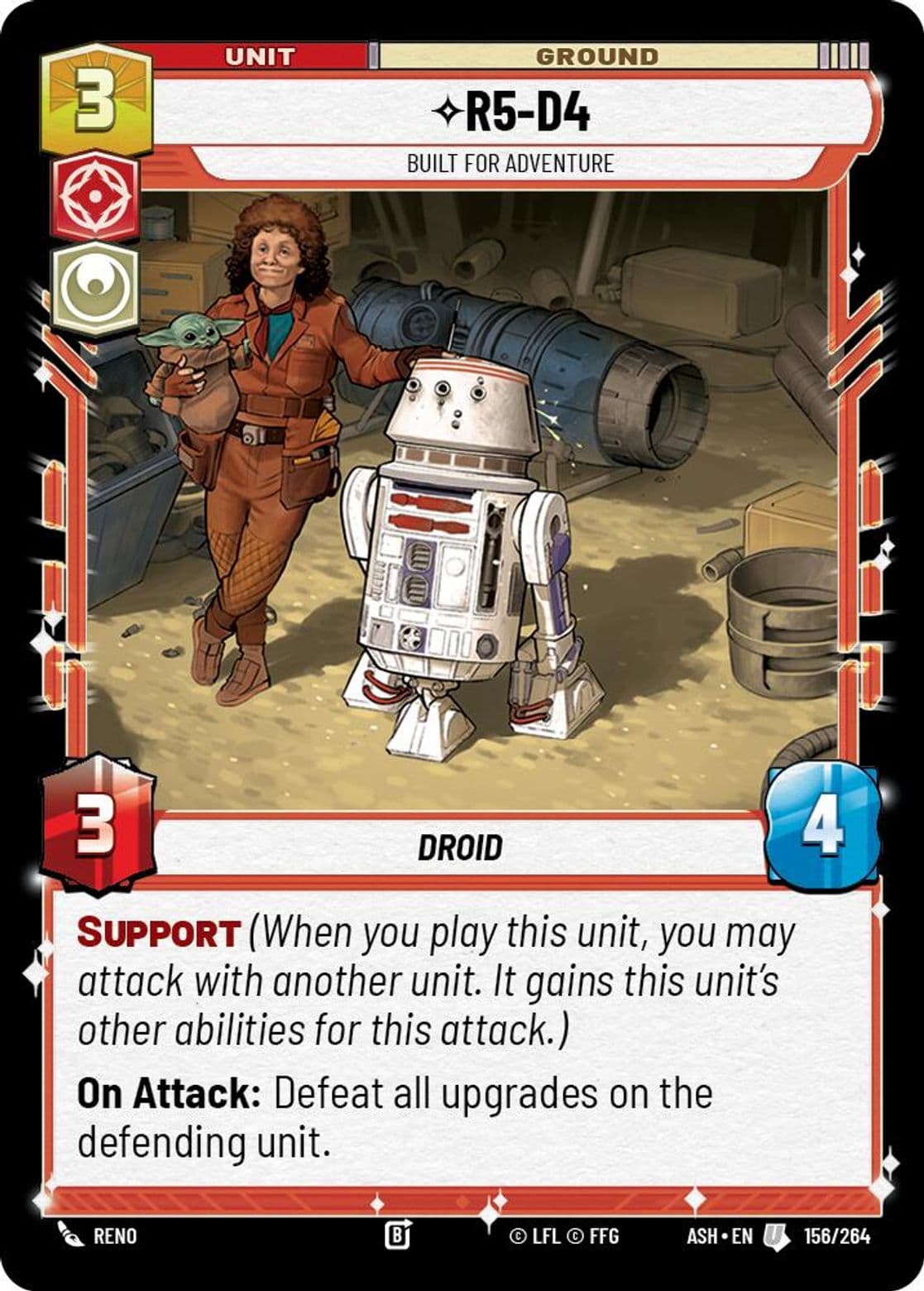R5-D4, Built for Adventure, Standard