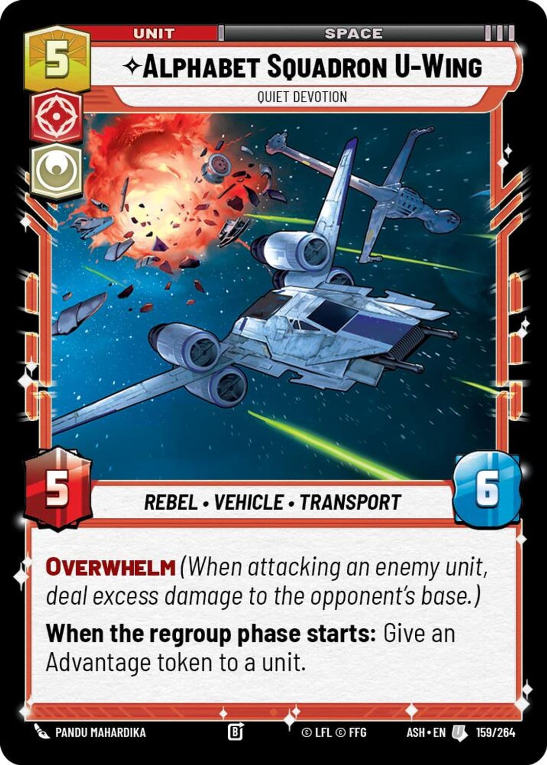 Alphabet Squadron U-Wing, Quiet Devotion, Standard