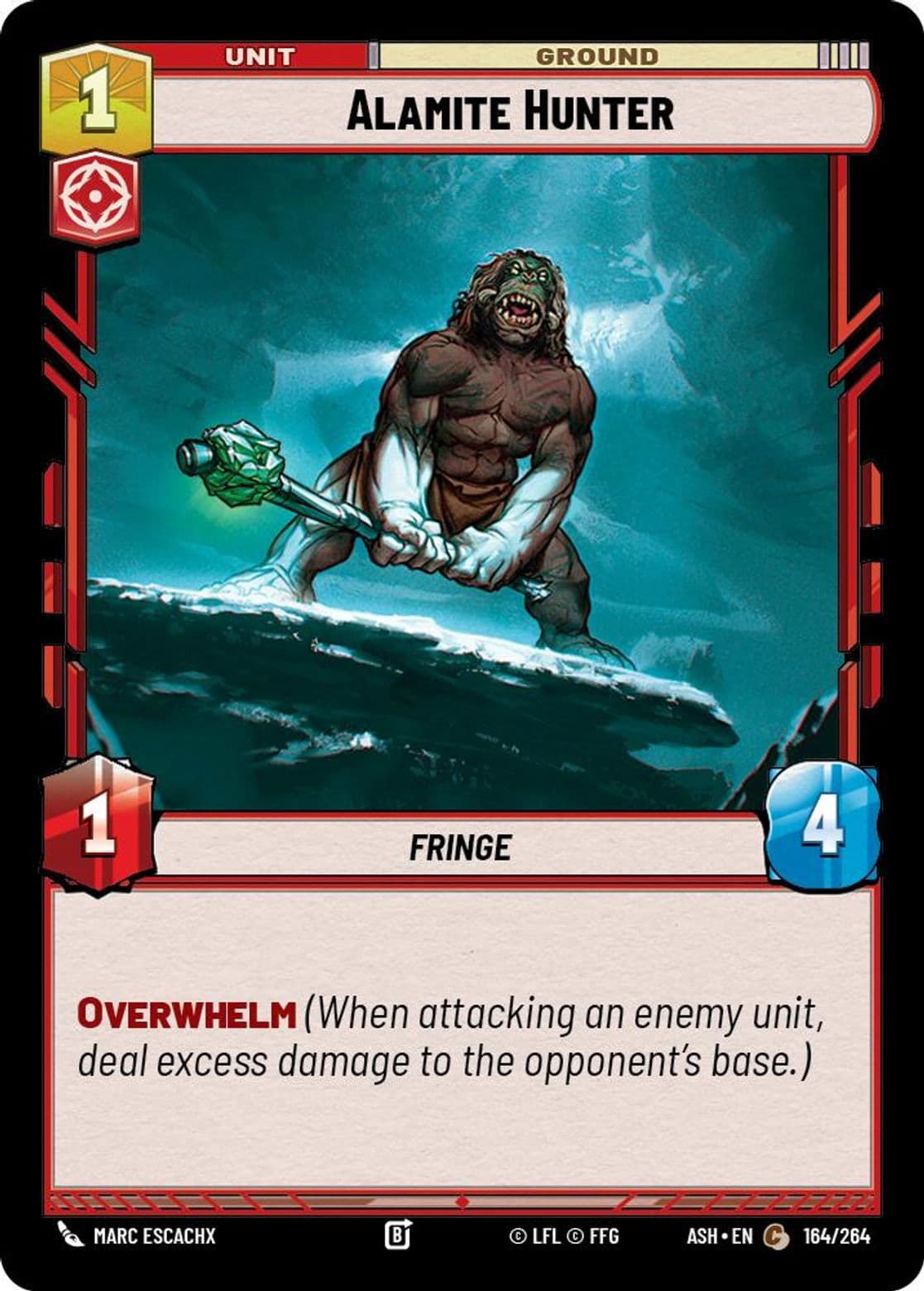 Alamite Hunter, Standard