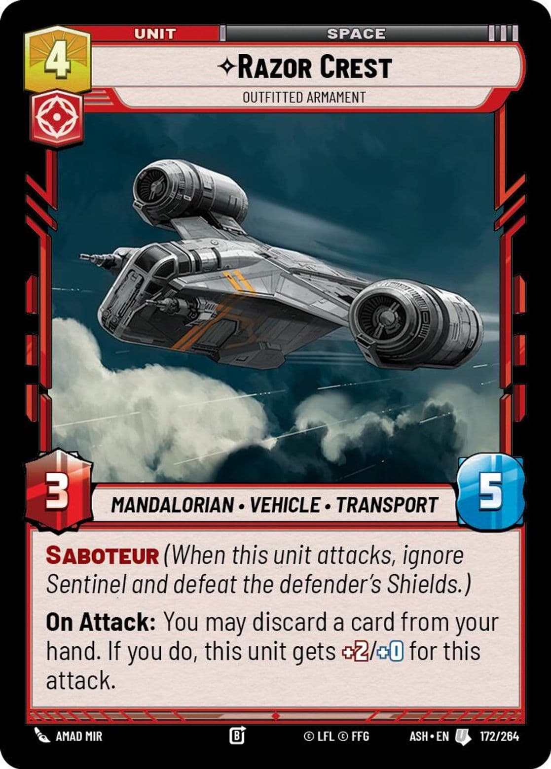 Razor Crest, Outfitted Armament, Standard