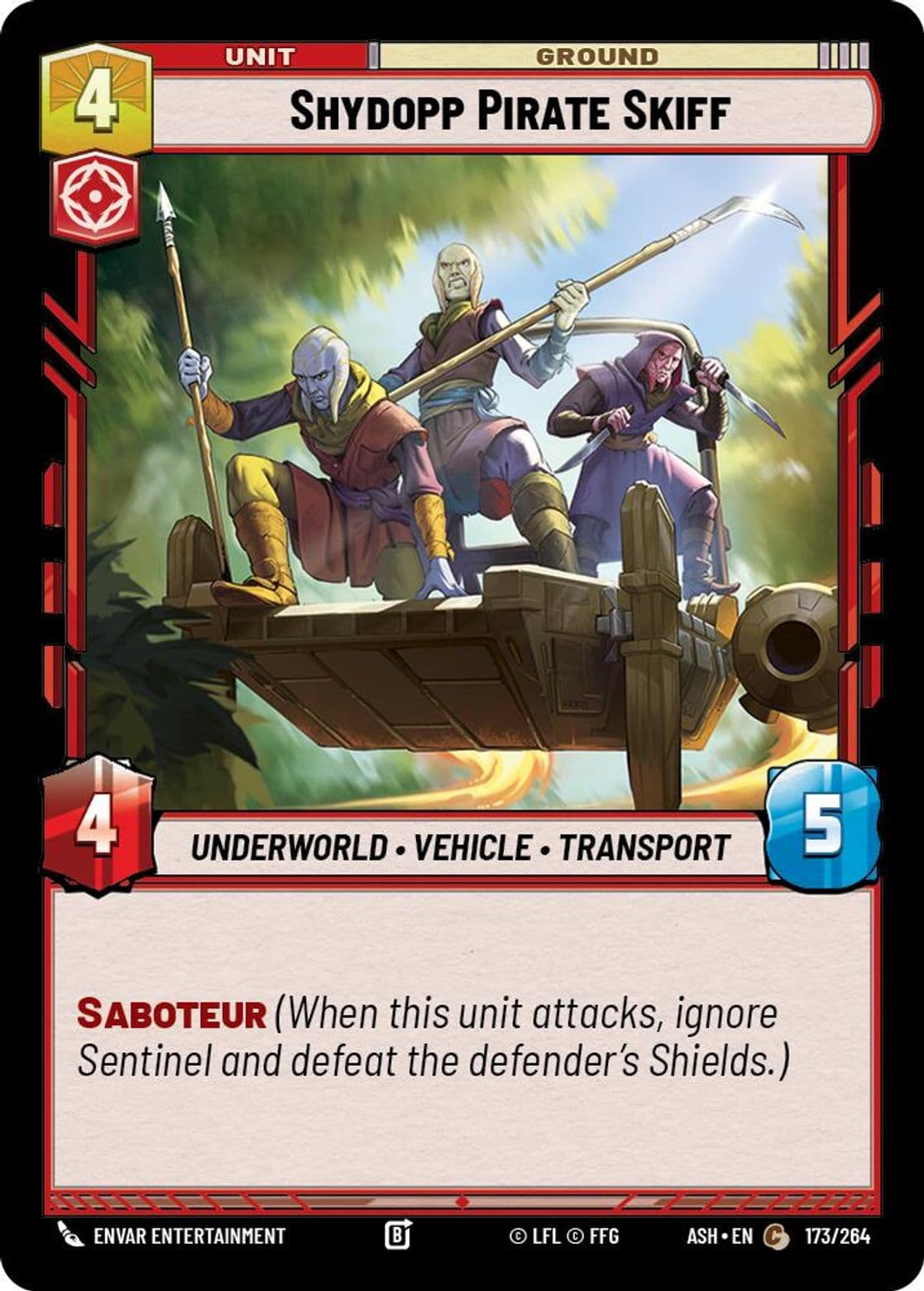 Shydopp Pirate Skiff, Standard