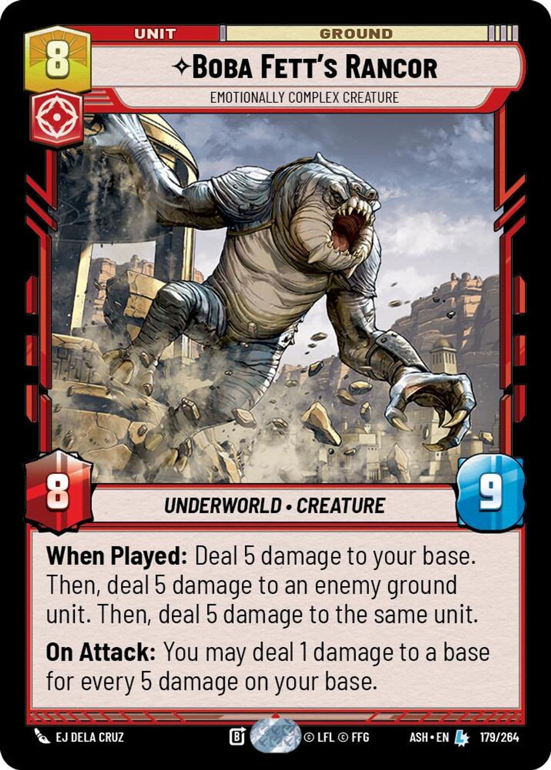 Boba Fett's Rancor, Emotionally Complex Creature, Standard