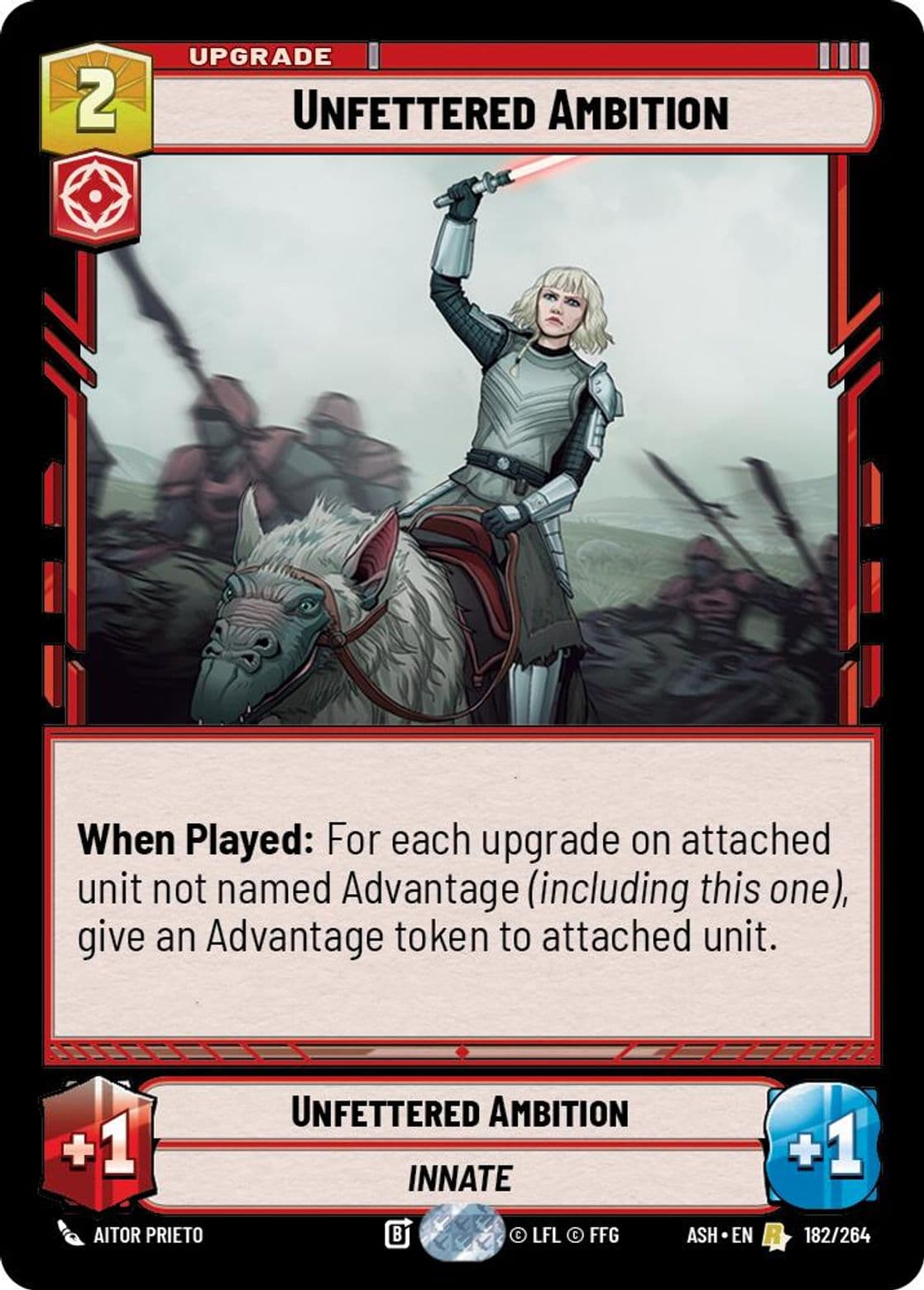Unfettered Ambition, Standard