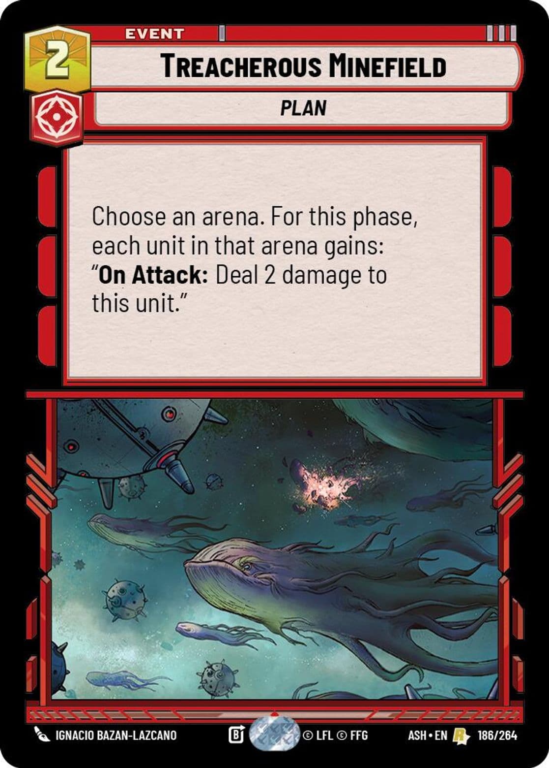 Treacherous Minefield, Standard