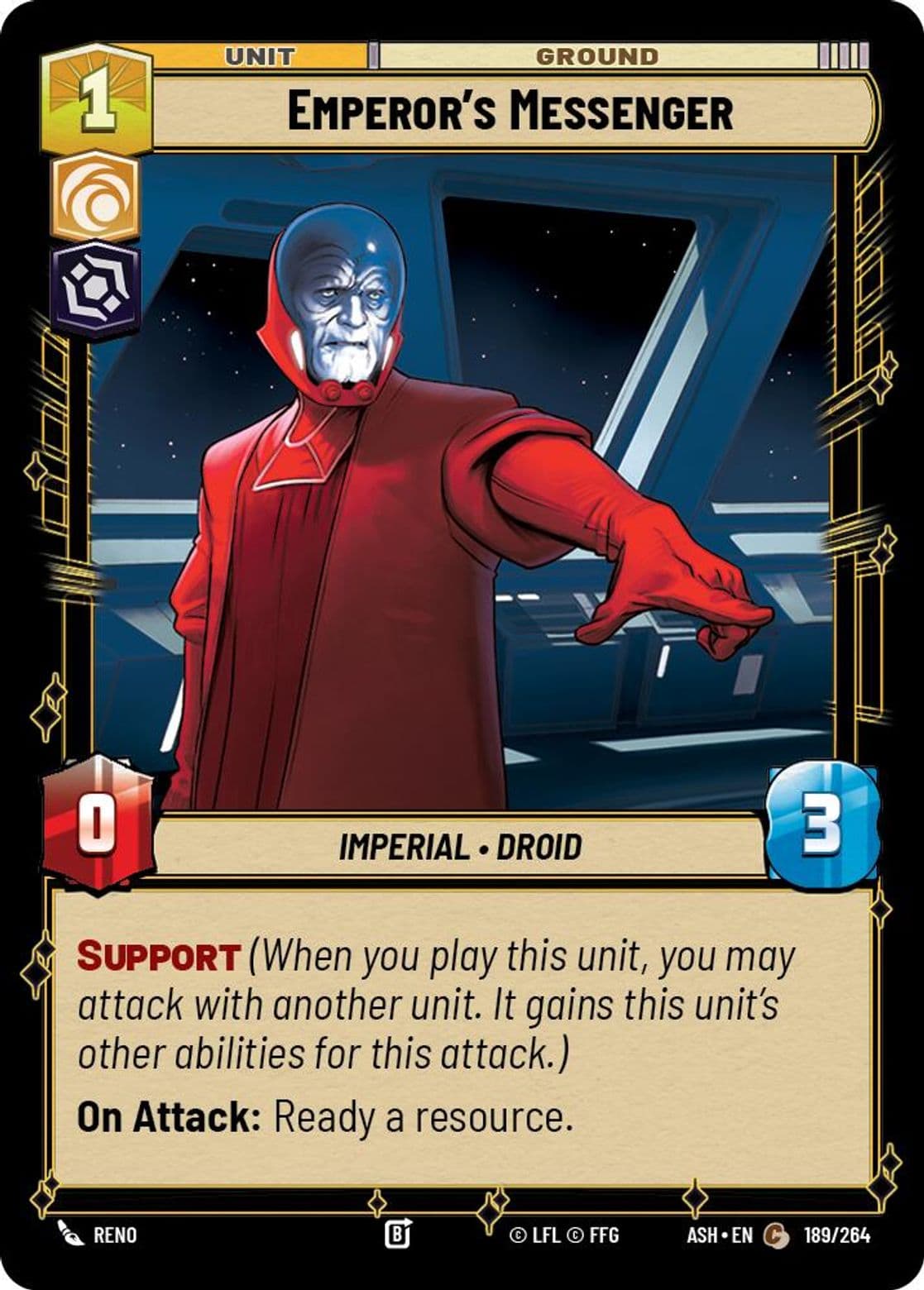 Emperor's Messenger, Standard