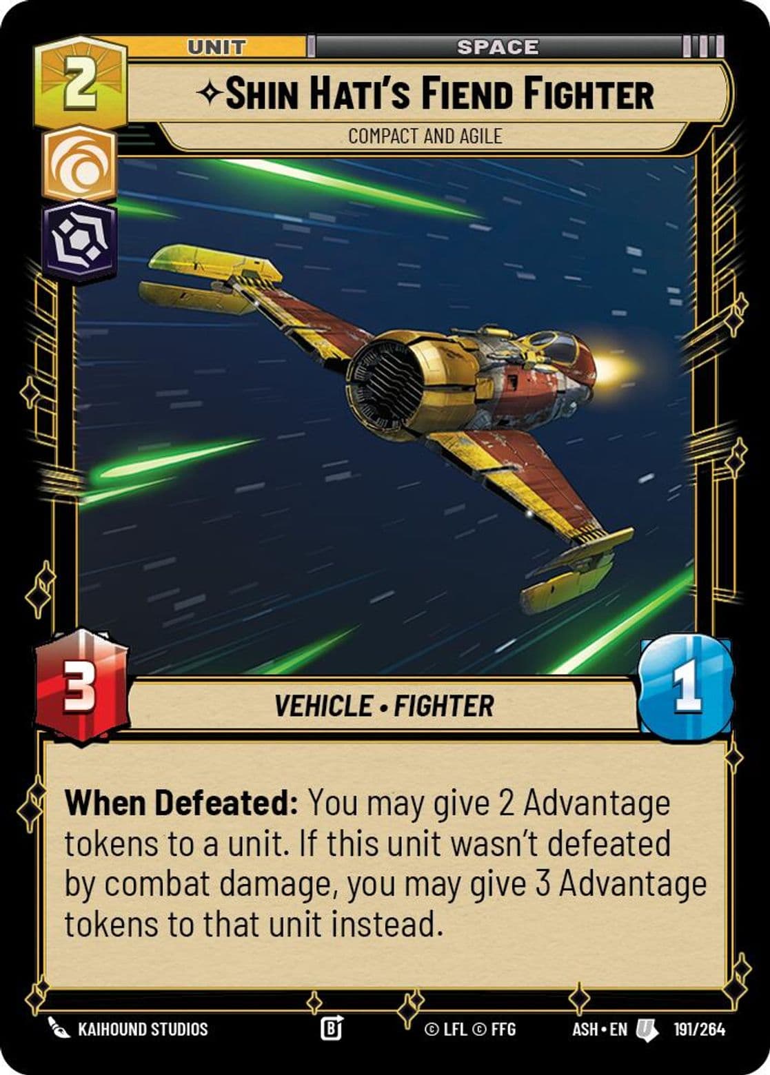 Shin Hati's Fiend Fighter, Compact and Agile, Standard