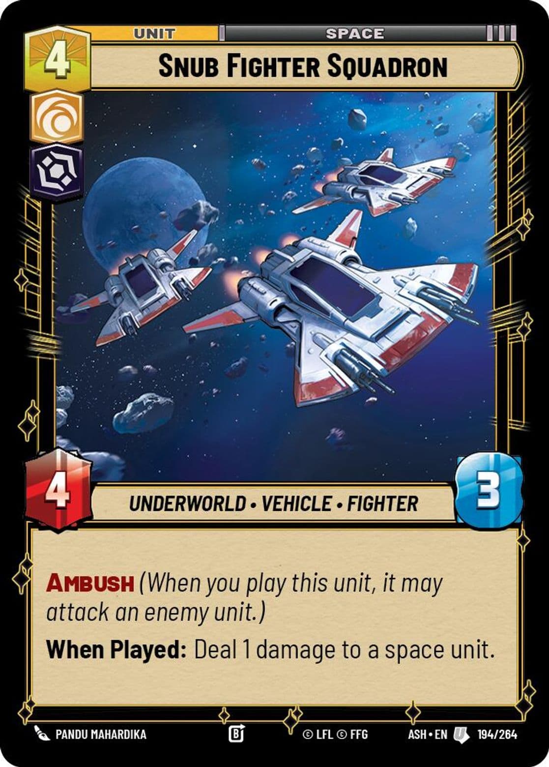 Snub Fighter Squadron, Standard