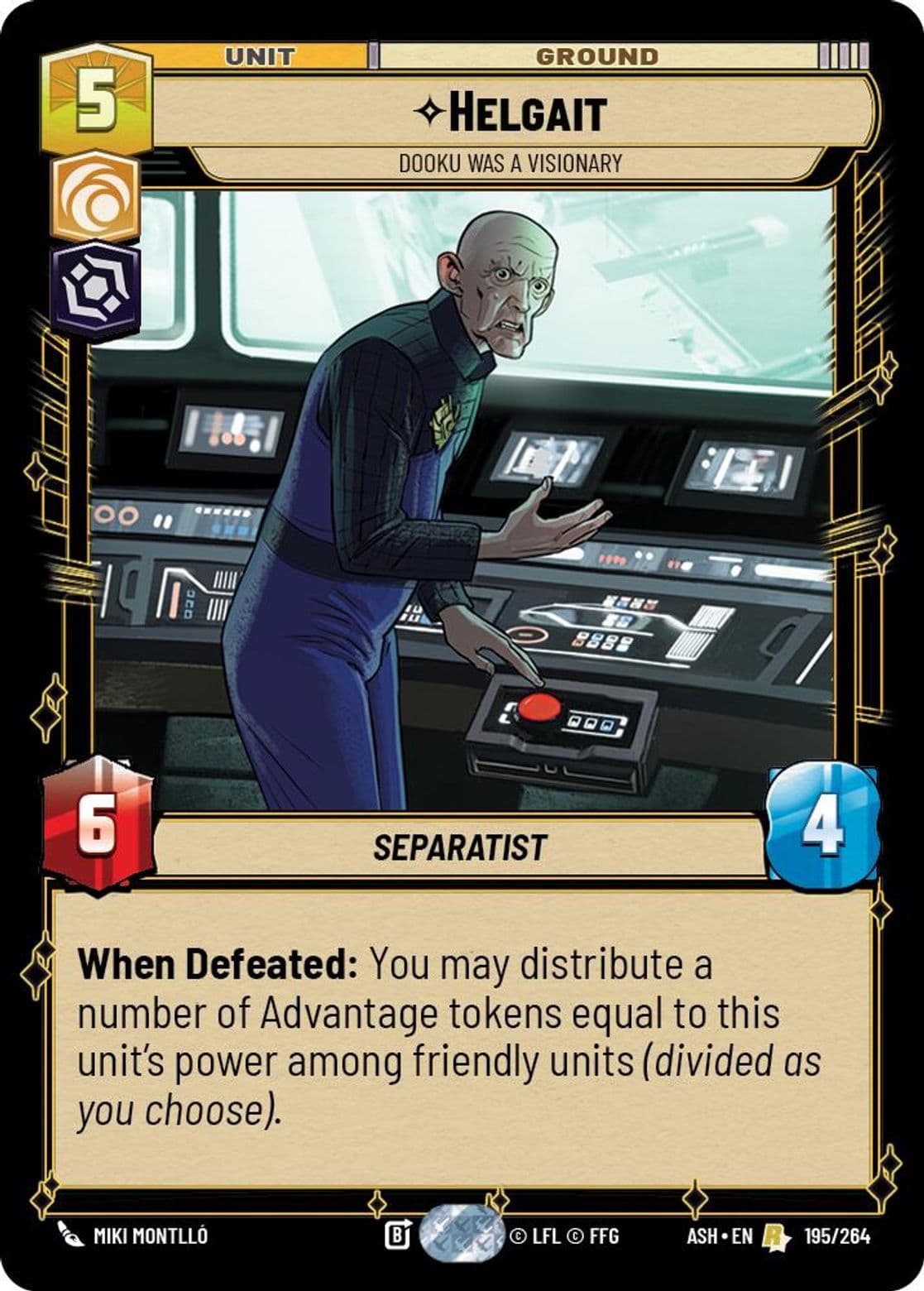 Helgait, Dooku was a Visionary, Standard