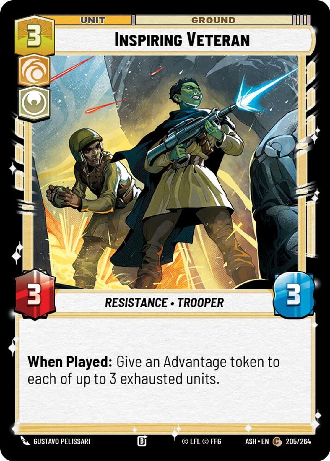 Inspiring Veteran, Standard