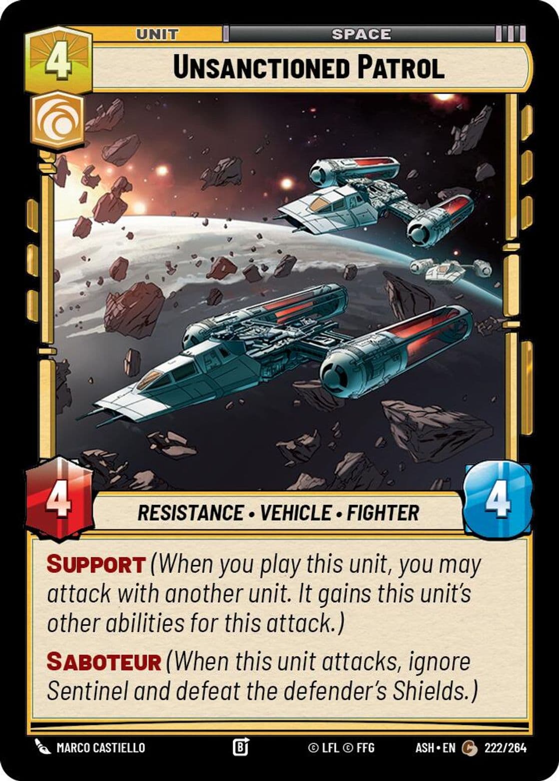 Unsanctioned Patrol, Standard