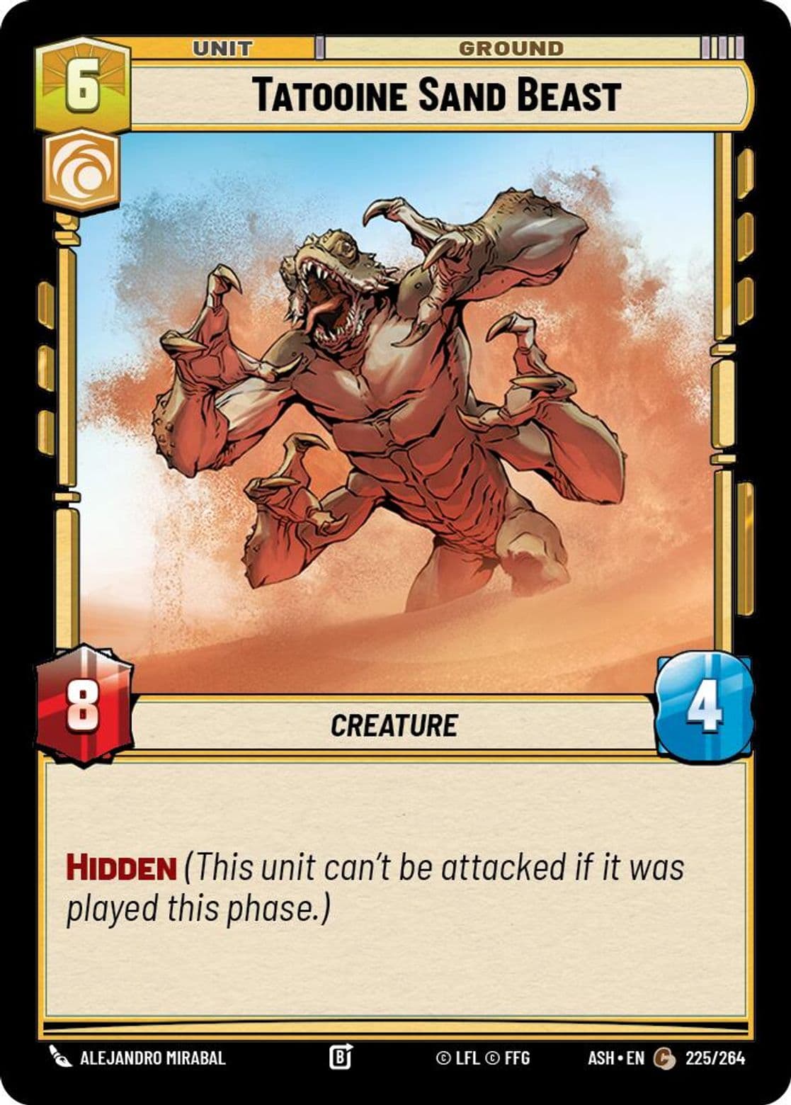 Tatooine Sand Beast, Standard
