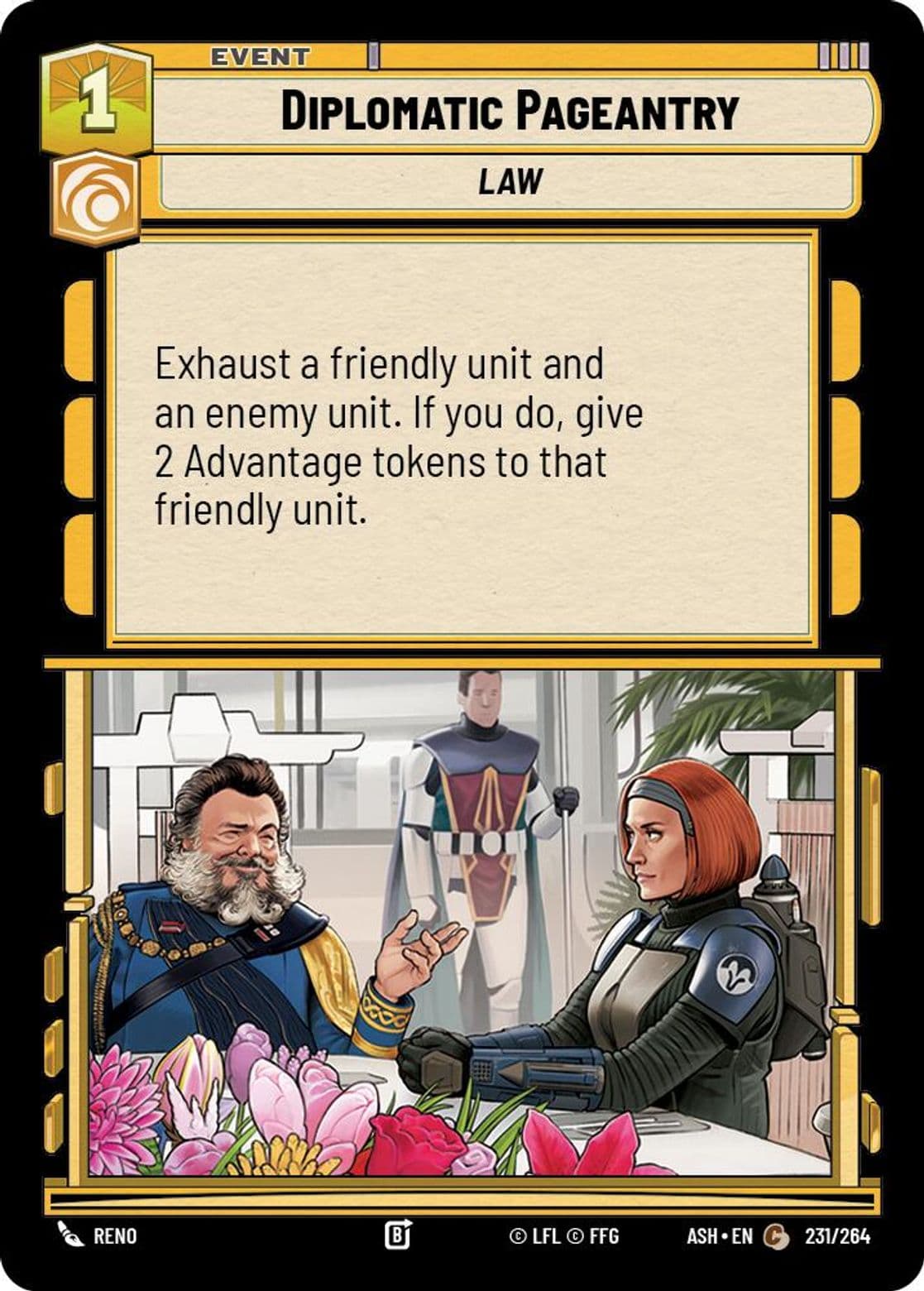 Diplomatic Pageantry, Standard