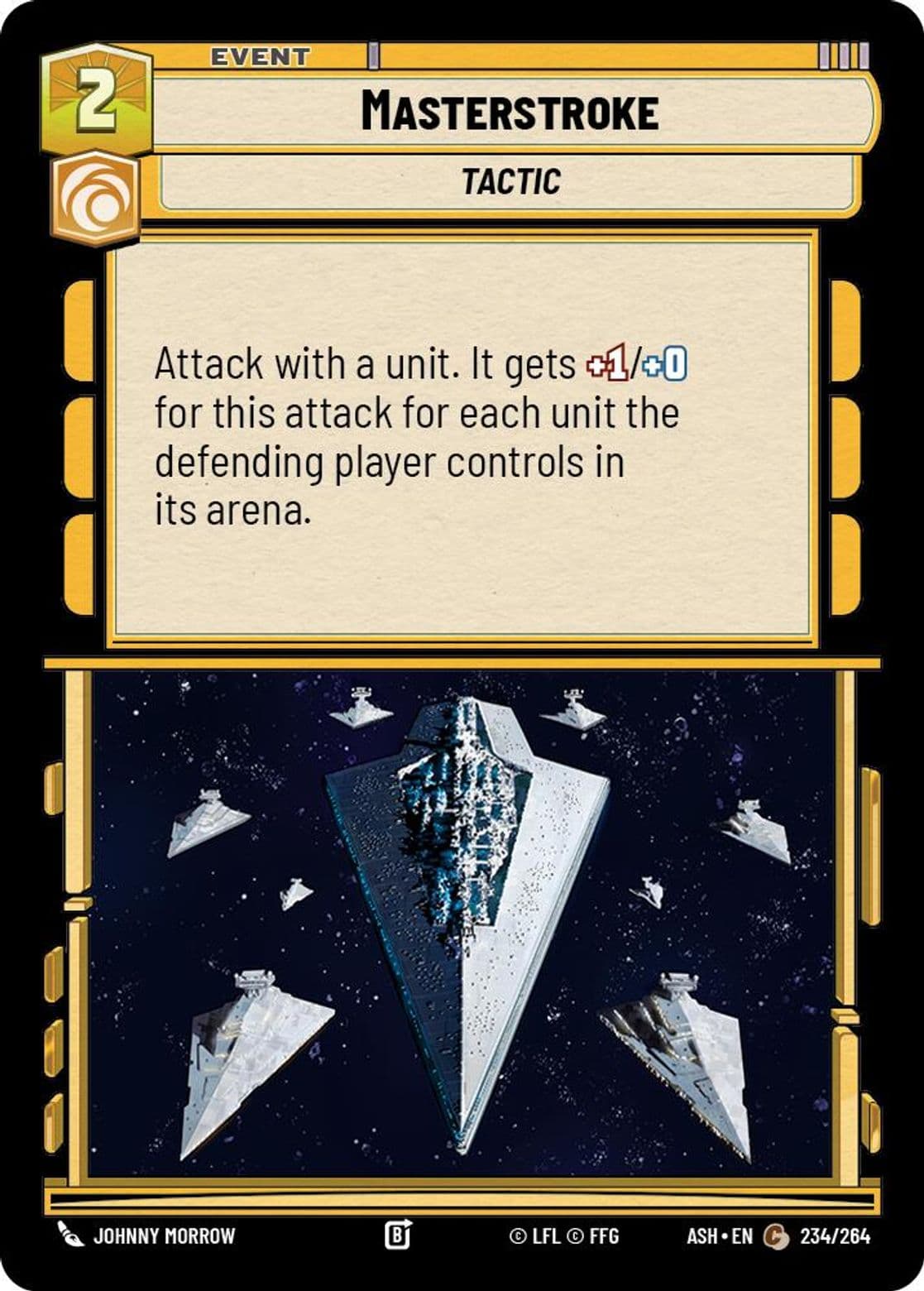 Masterstroke, Standard