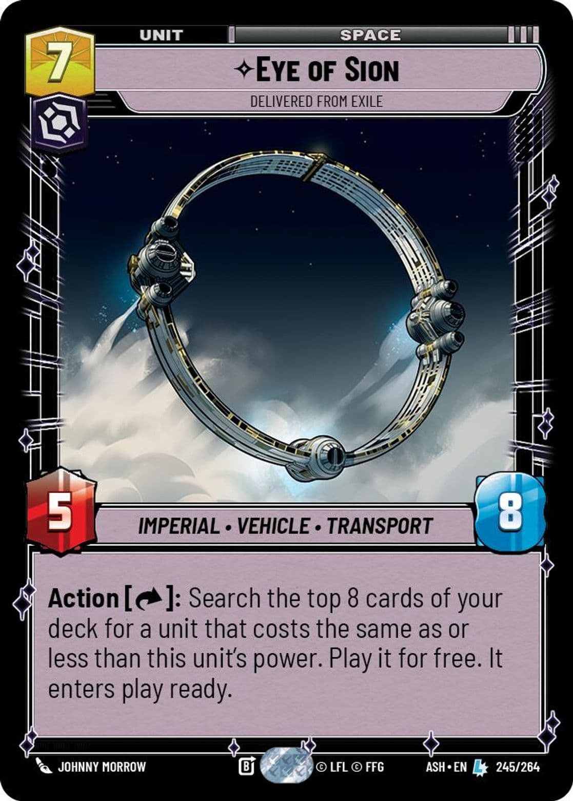 Eye of Sion, Delivered from Exile, Standard