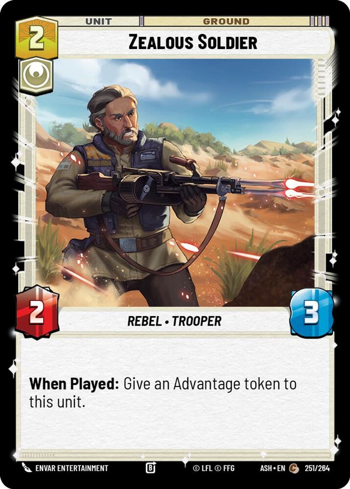 Zealous Soldier, Standard