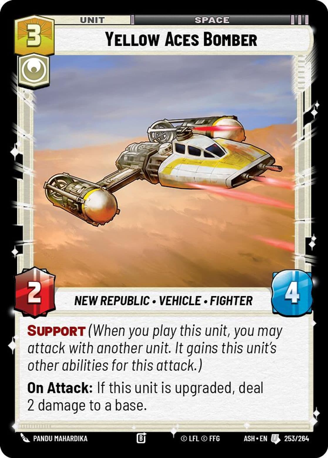 Yellow Aces Bomber, Standard
