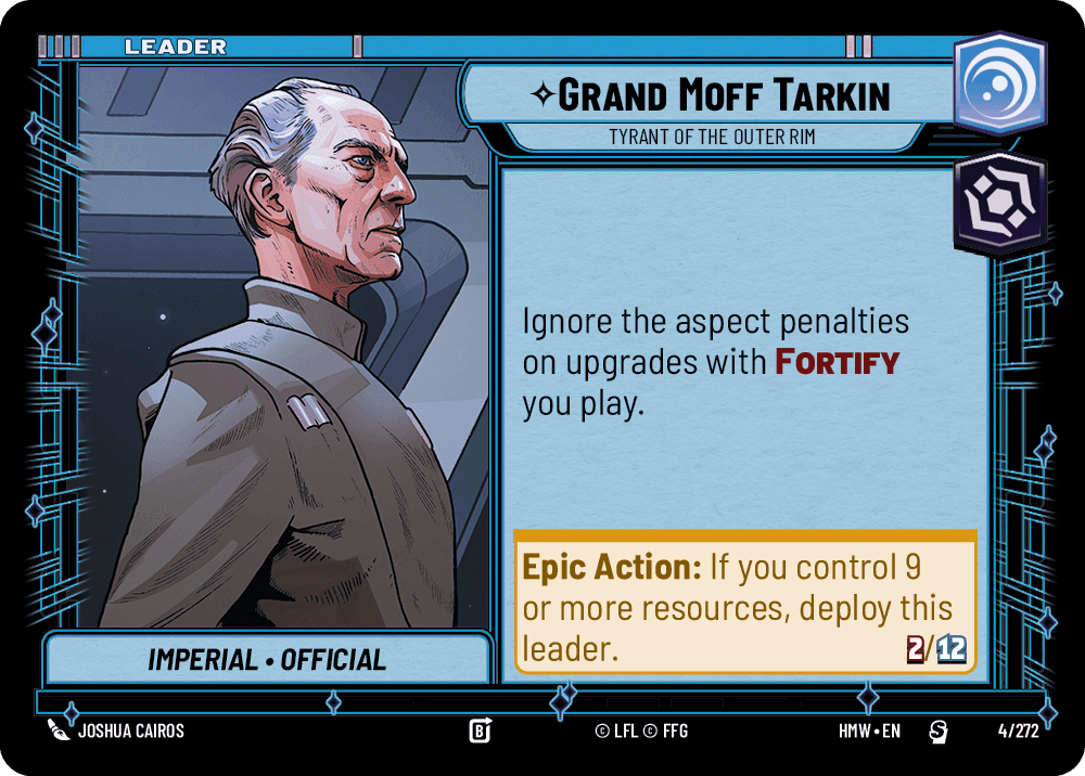 Grand Moff Tarkin // The Death Star, Tyrant of the Outer Rim // Icon of Tyranny, Standard