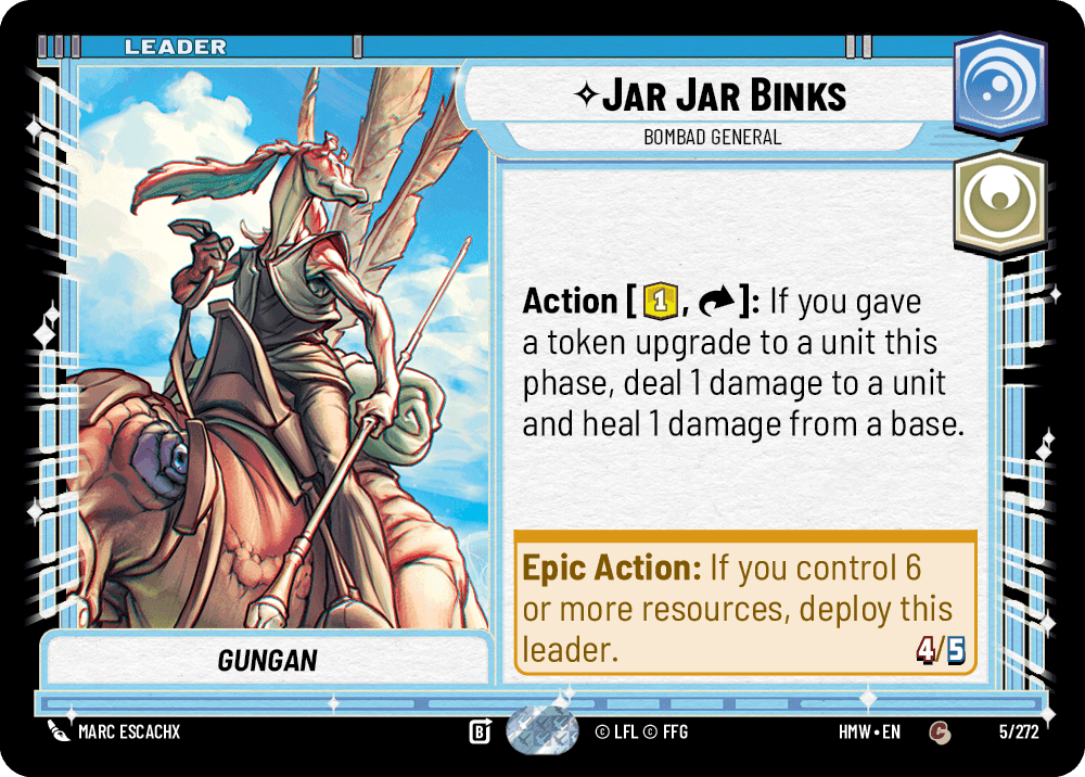 Jar Jar Binks, Bombad General, Standard