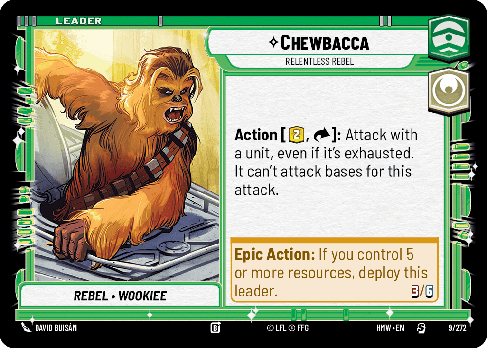 Chewbacca, Relentless Rebel (Standard)