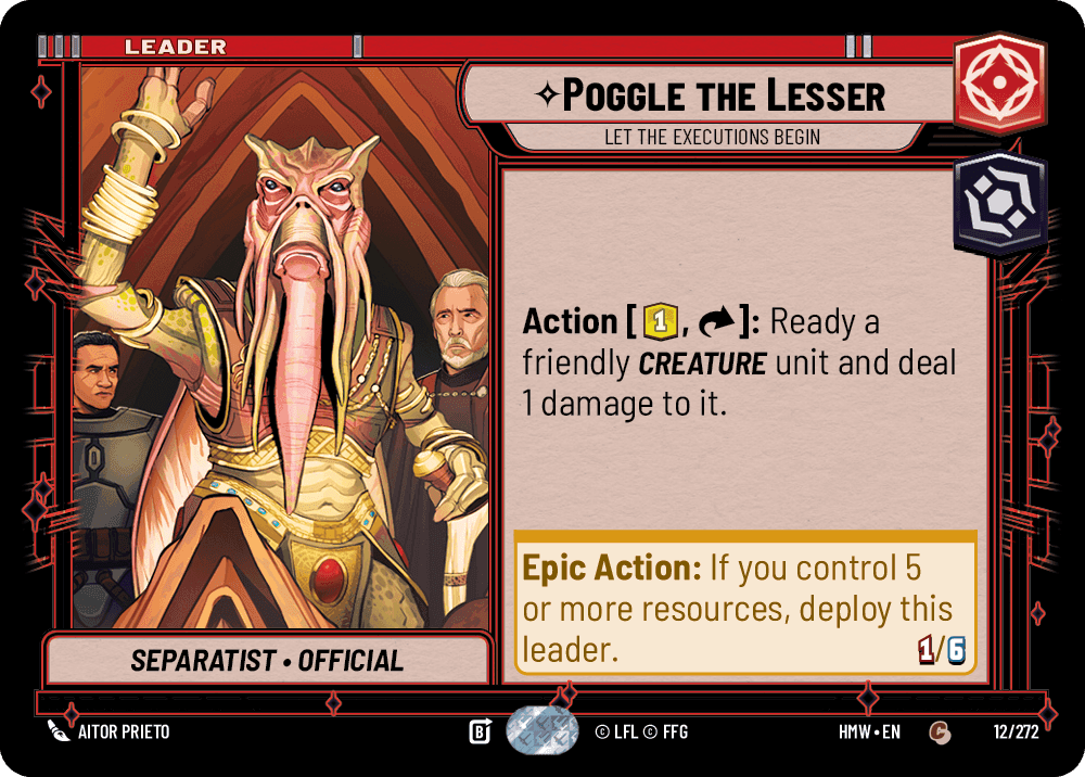 Poggle the Lesser, Let the Executions Begin, Standard