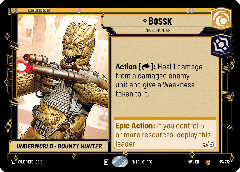 Bossk, Cruel Hunter, Standard
