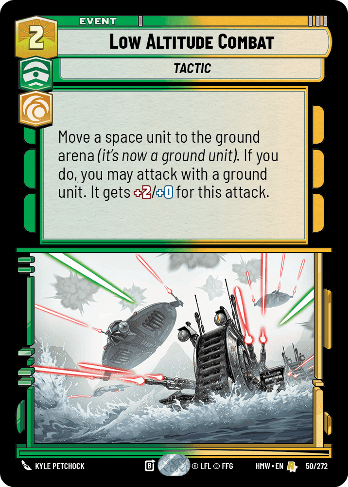 Low Altitude Combat, Standard