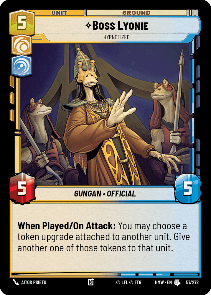 Boss Lyonie, Hypnotized, Standard