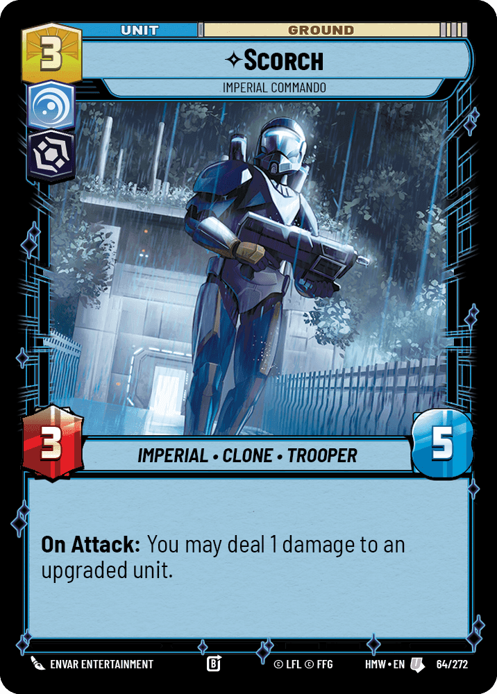 Scorch, Imperial Commando, Standard