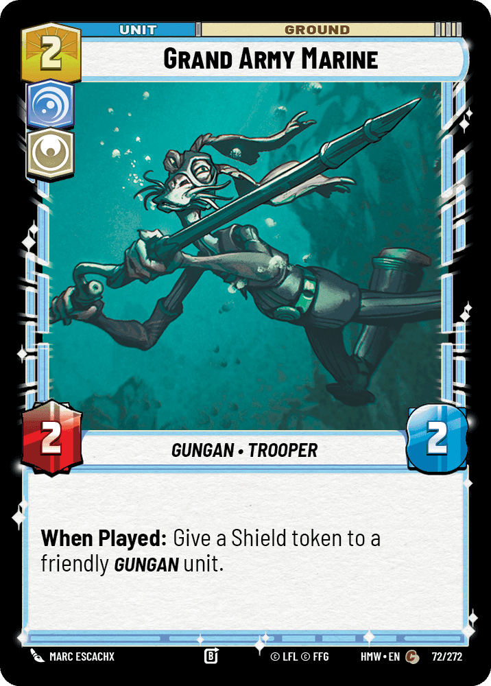 Grand Army Marine, Standard